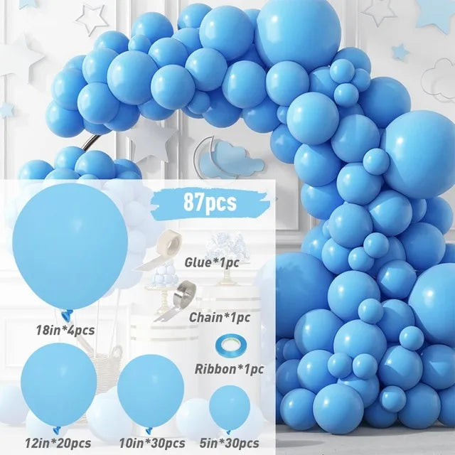 simple style solid color emulsion daily party balloons