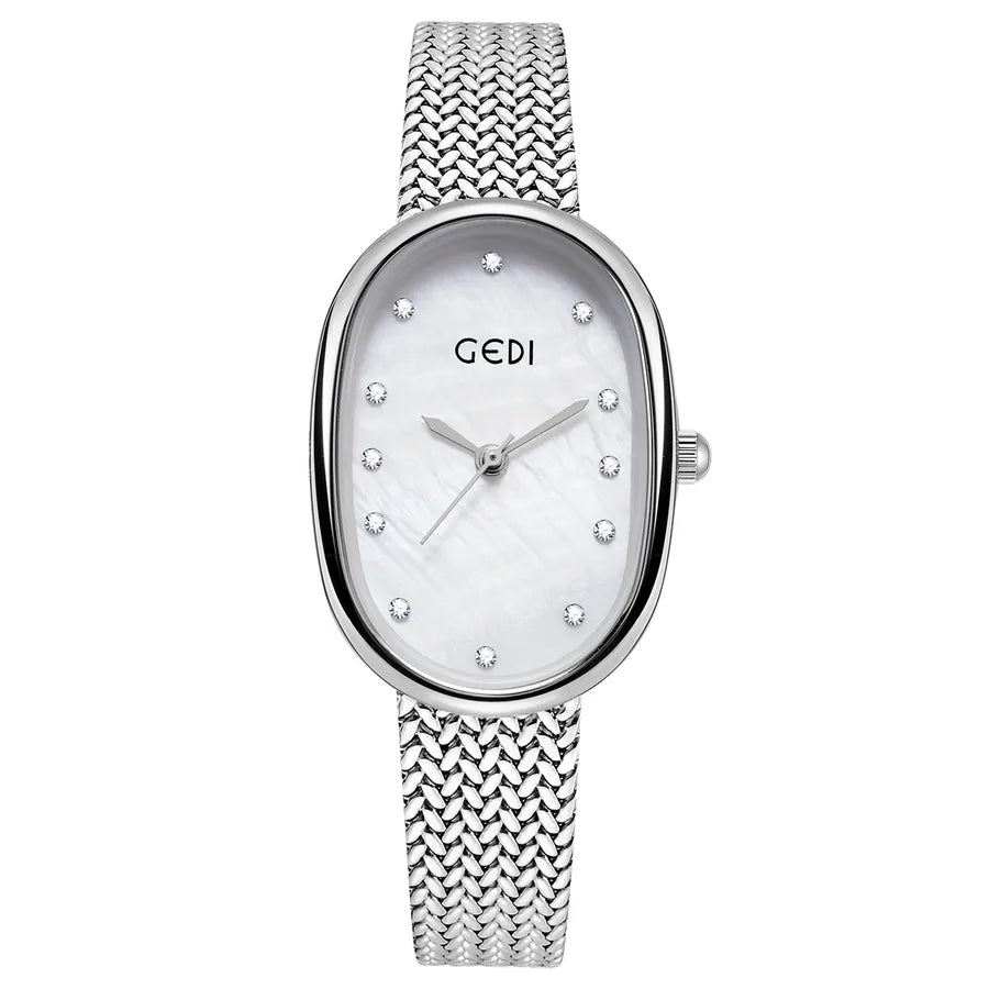 Elegant Geometric Hanging Buckle Quartz Women's Watches