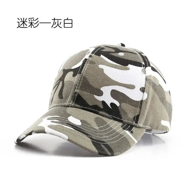 Outdoor Sports Sun Protection Hats Men's Tactical Military Camping Mountain Climbing Fishing Baseball Caps Digital Camouflage