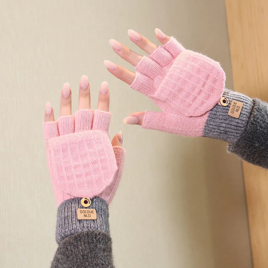 women's casual simple style solid color gloves 1 pair