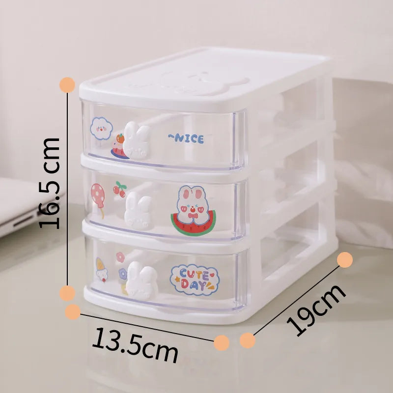 Solid Color PS Plastic Simple Style Storage Box