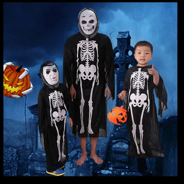 Halloween horror mask party masquerade whole person grimace scream pullover mask skeleton ghost mask