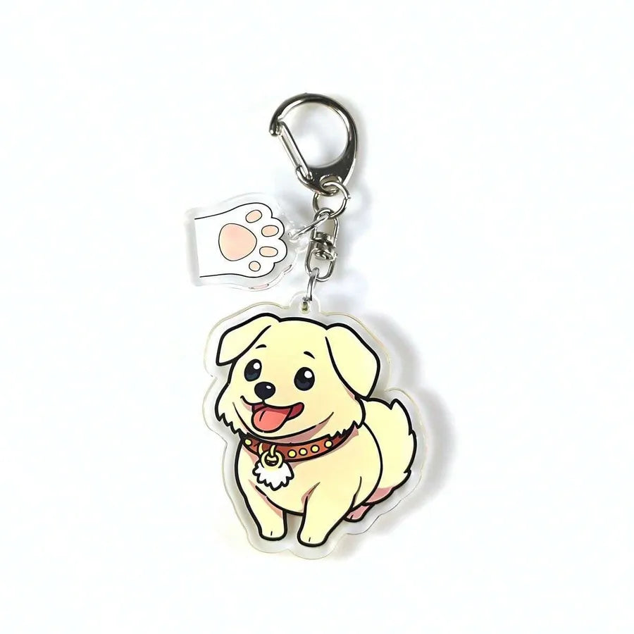 Cute Animal Arylic Keychain