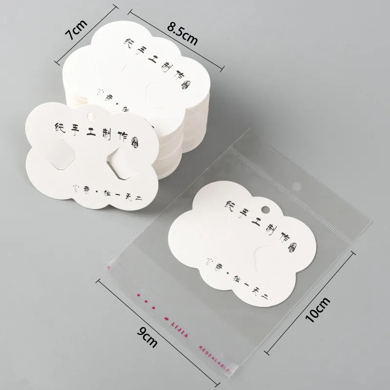 basic letter solid color paper printing jewelry accessories 1 piece