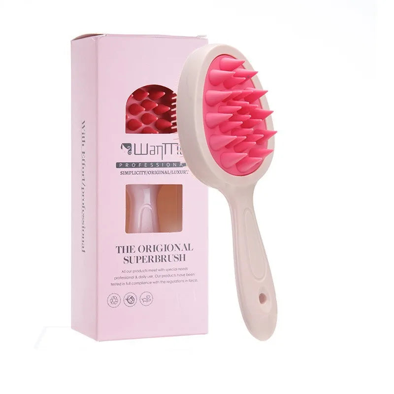 Simple Style Solid Color ABS CPU TRE Hair Comb