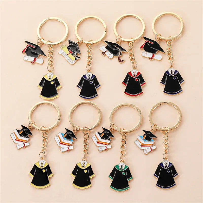 1 Piece Modern Style Simple Style Book Alloy Stamping Stoving Varnish Plating Unisex Screw Clasp Closure Keychain