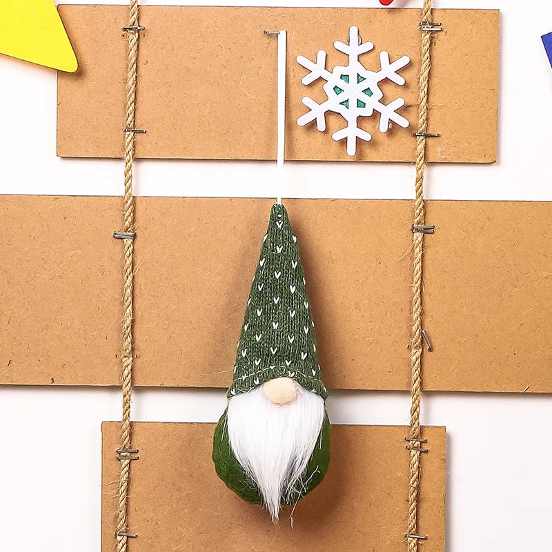 Christmas Cartoon Style Simple Style Classic Style Color Block Holiday Festival Hanging Ornaments