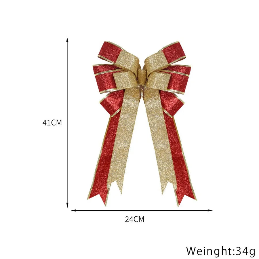 Christmas Cute Exaggerated Bow Knot Indoor Party Festival Decorative Props