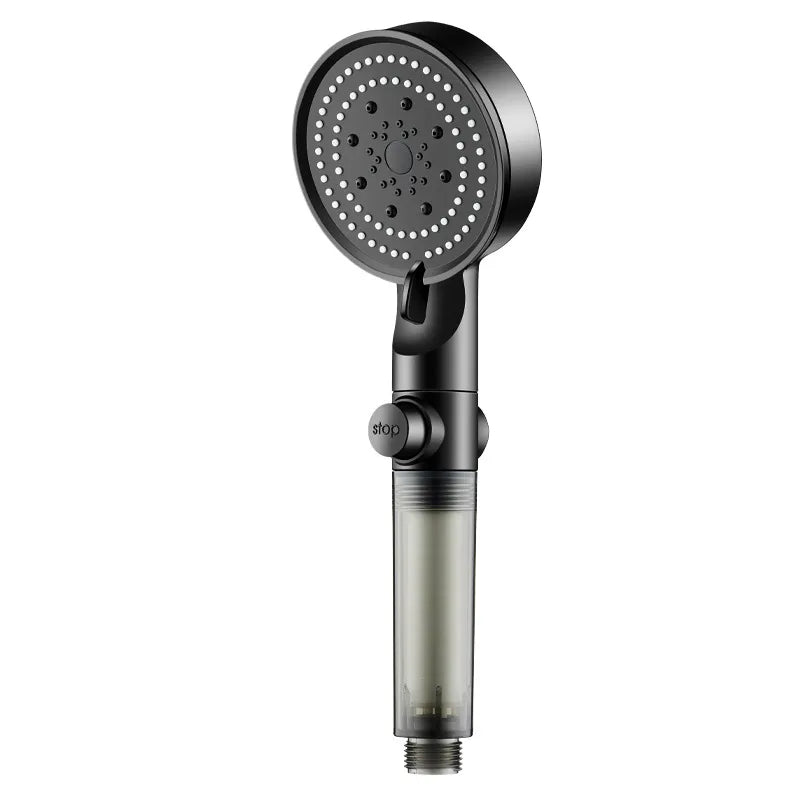 Pressurized Shower Nozzle Handheld Shower Set Shower Bath Heater Pressurized Rain Shower Head Bath Water Heater