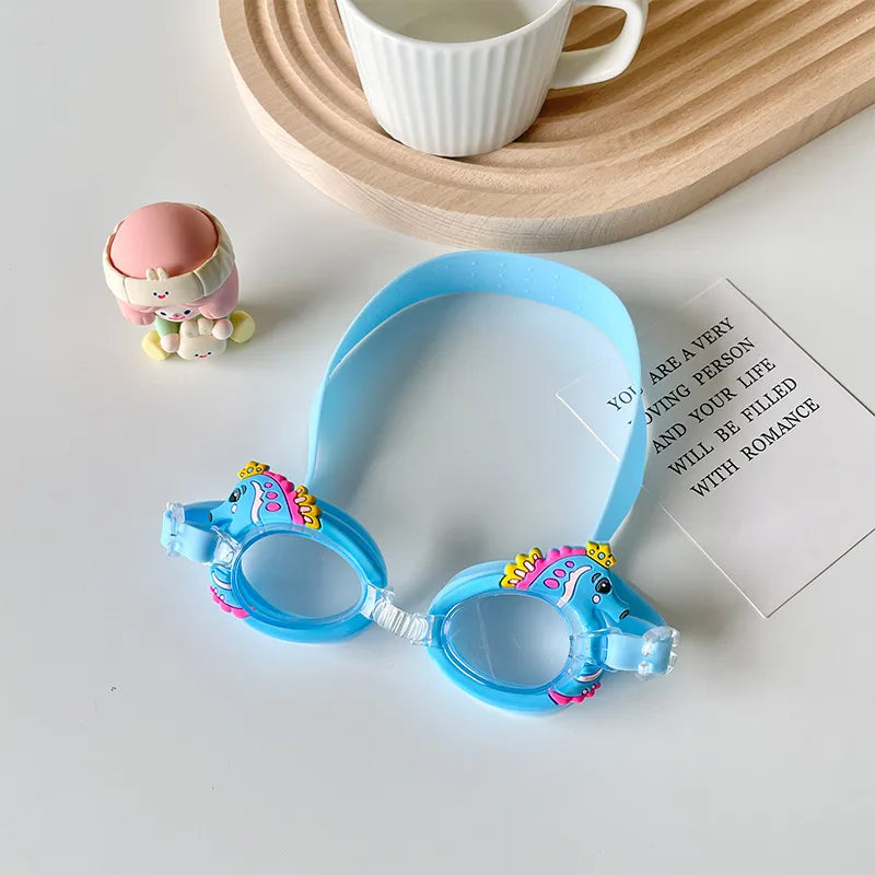 Cute Animal Cartoon Plastic Kid'S Swimming Goggles Glasses