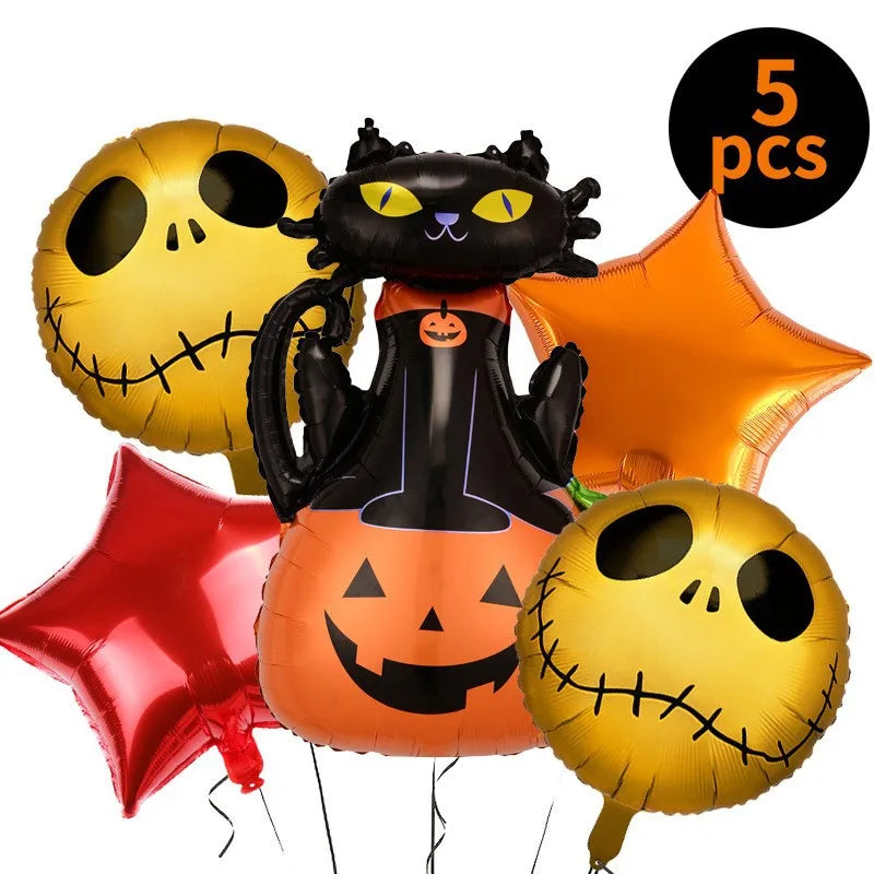 halloween geometric aluminum film party balloon
