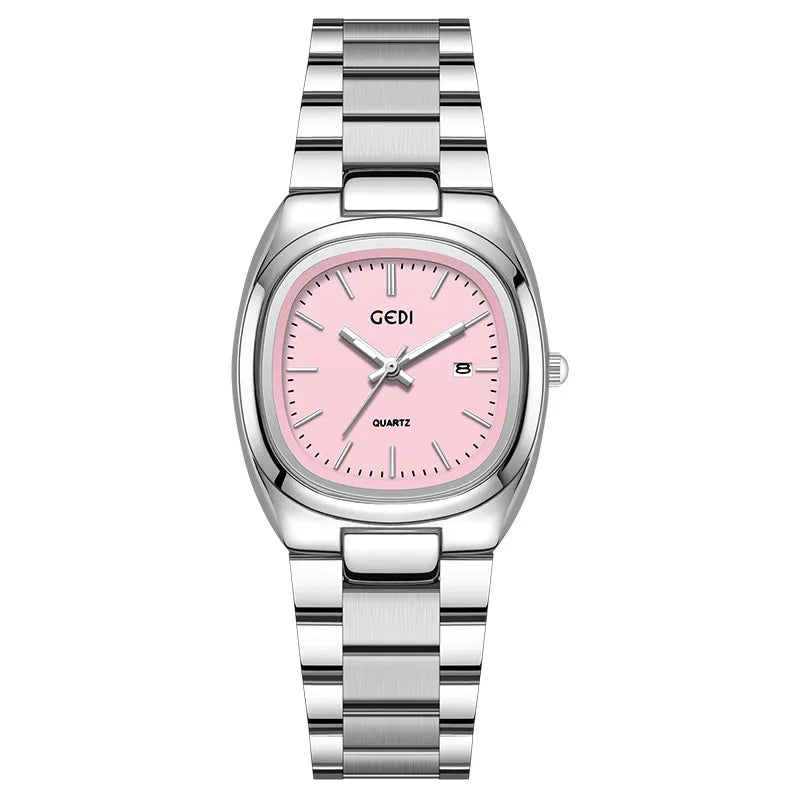 Sweet Solid Color Butterfly Double Snap Quartz Watch Women's Watches