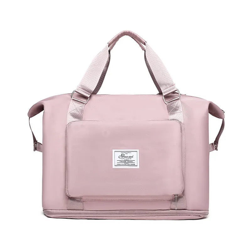 Dual-purpose Backpack Large Capacity Short-distance Travel Bag Expandable Foldable Bag Travel Luggage Bag Women's Fitness Just-in-time Bag