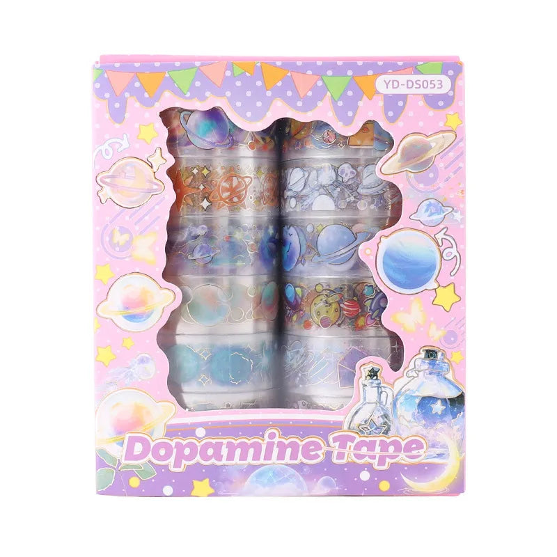 5 PCS/Package Butterfly Daisy School PET Cute Washi Tape