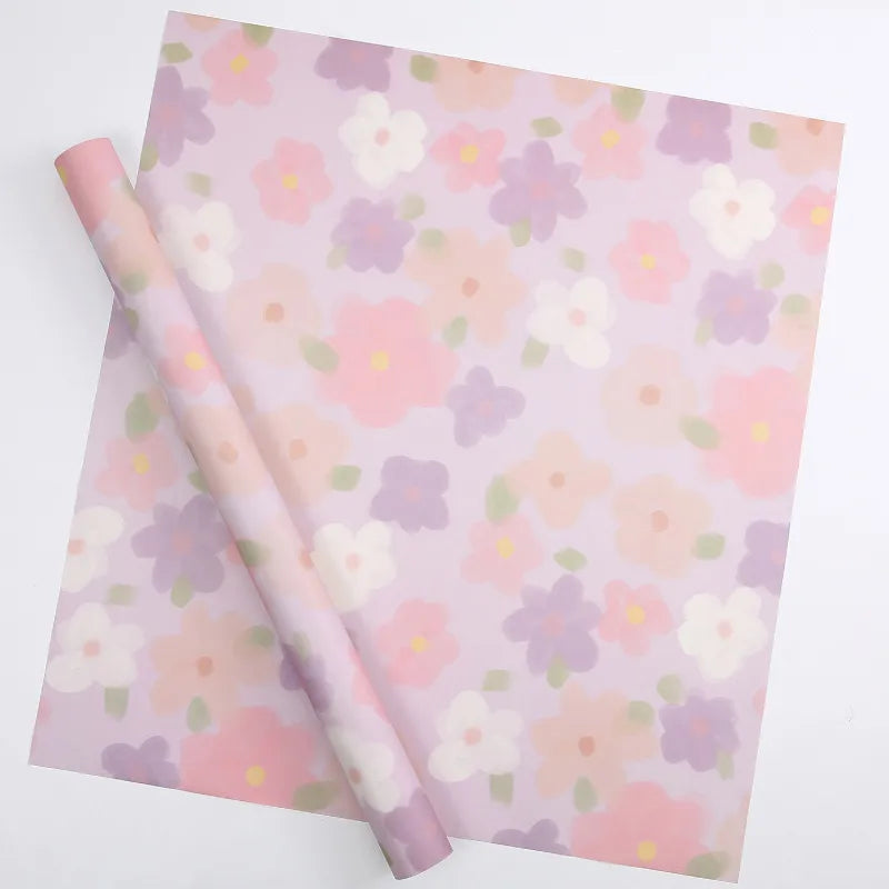 Cute Sweet Flower Paper Date Festival Gift Wrapping Supplies Party Supplies Gift Wrapping Supplies 1 Set
