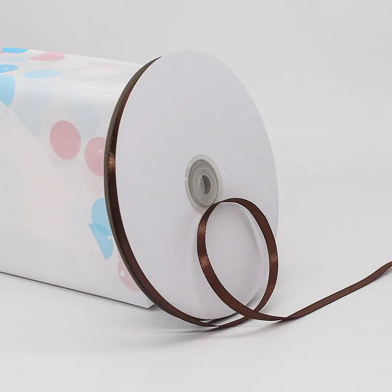 Classic Style Solid Color Polyester Wedding Birthday Party Supplies Gift Wrapping Supplies 1 Roll