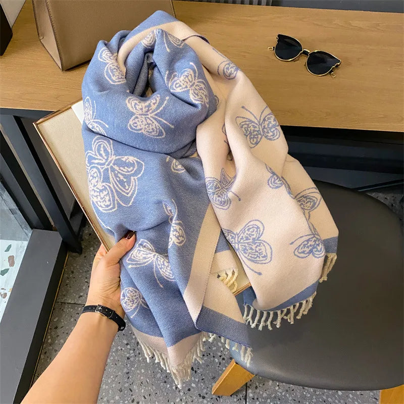 Adults Simple Style Commute Butterfly Polyester Scarf & Shawls