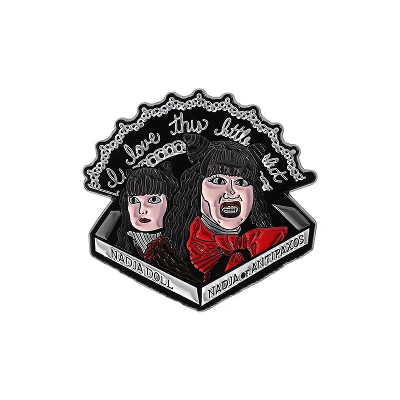 Cartoon Style Cowboy Style Artistic Cartoon Character Alloy Stamping Stoving Varnish Plating Unisex Badge Brooches Collar Pin