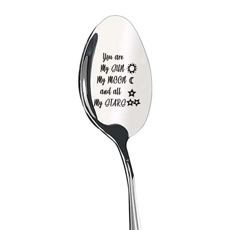 wedding valentine's day gifts stainless steel long handle spoon household wholesale