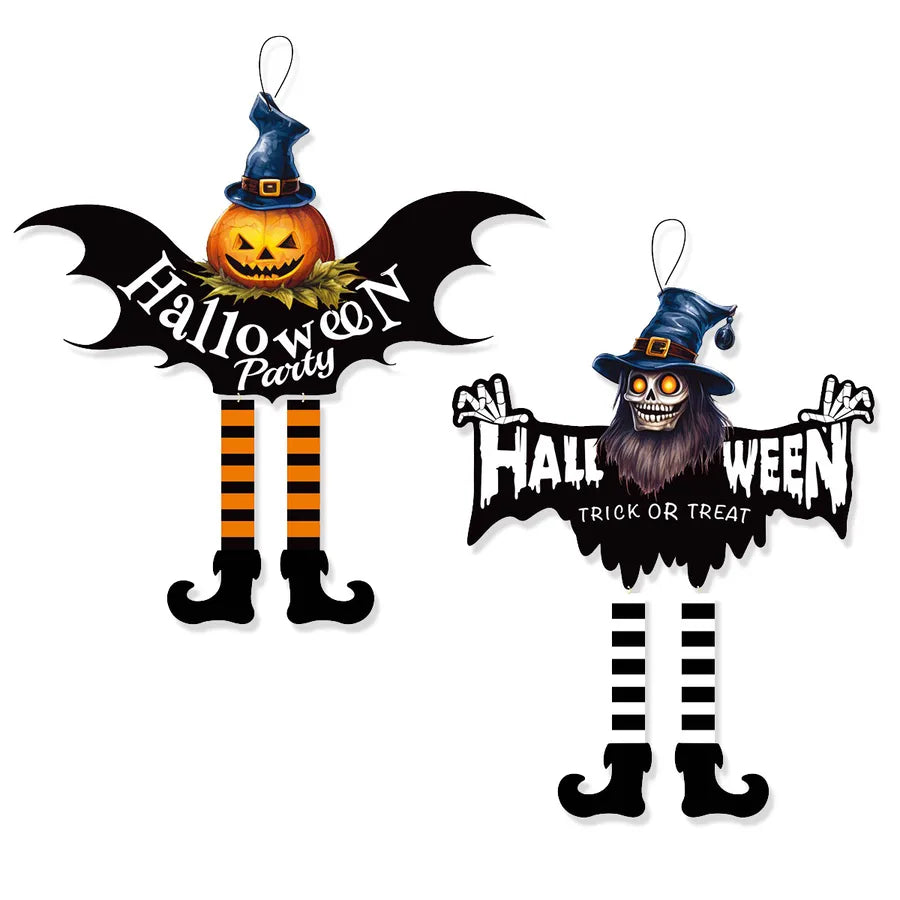 Halloween Party Decoration Yard Arrangement Customizable Door Hanging Ornament For Shopping Mall And Bar Halloween Festive Atmosphere