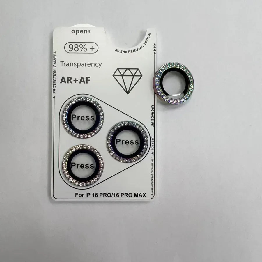 tempered glass Geometric Elegant Sweet Mobile Phone Lens Protective Film Phone Accessories