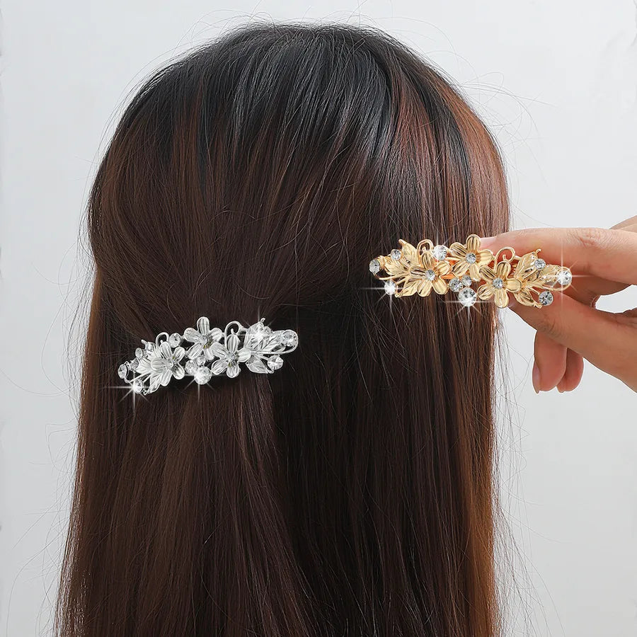 Elegant Women's Flower Zinc alloy Hair Clip