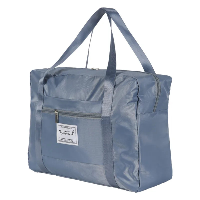 Casual Solid Color Oxford Cloth Travel Bags
