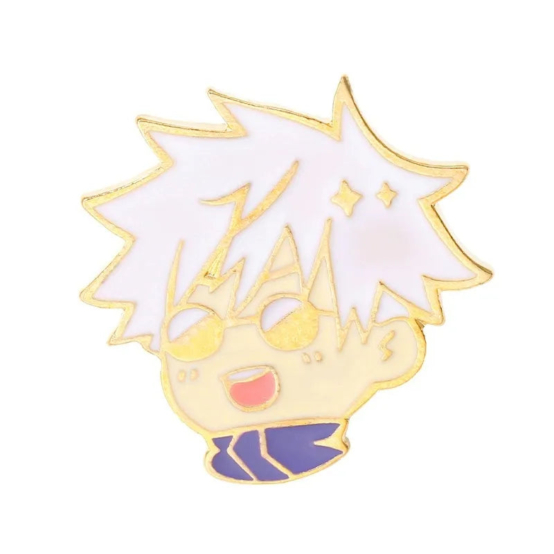 Cartoon Style Cowboy Style Artistic Cartoon Character Alloy Stamping Stoving Varnish Plating Unisex Badge Brooches Collar Pin
