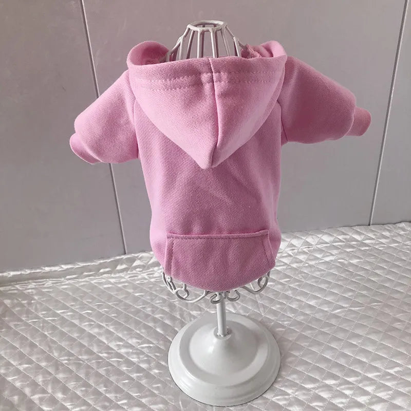 british style cotton solid color pet clothing