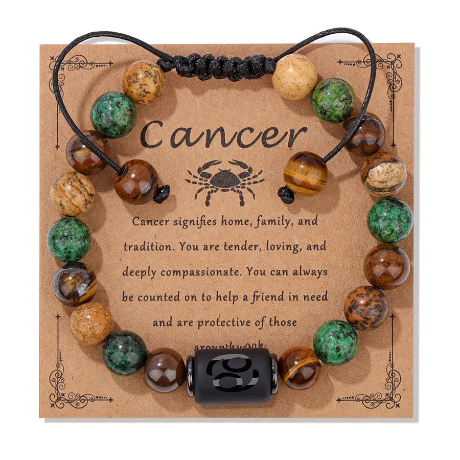 Simple Style Constellation natural stone Bracelets In Bulk
