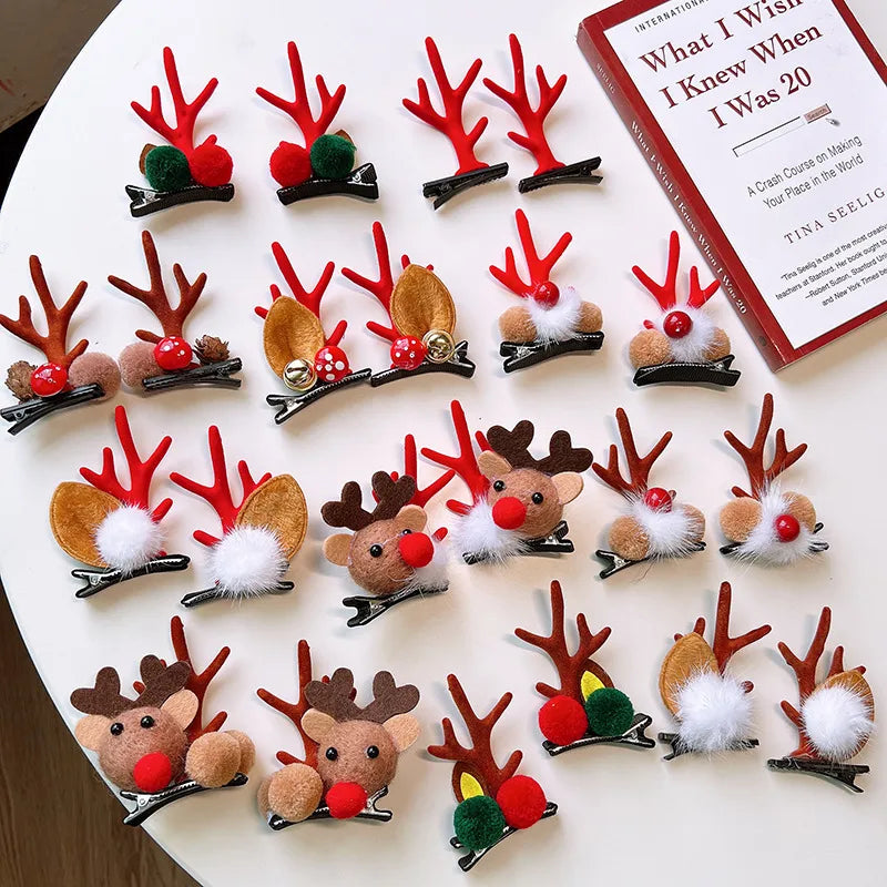 Christmas Fashion Women'S Antlers Hair Clip