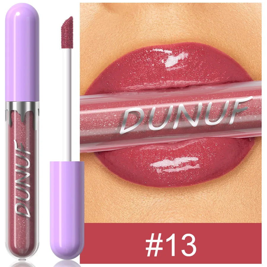Casual Elegant Multicolor Liquid Lip Gloss