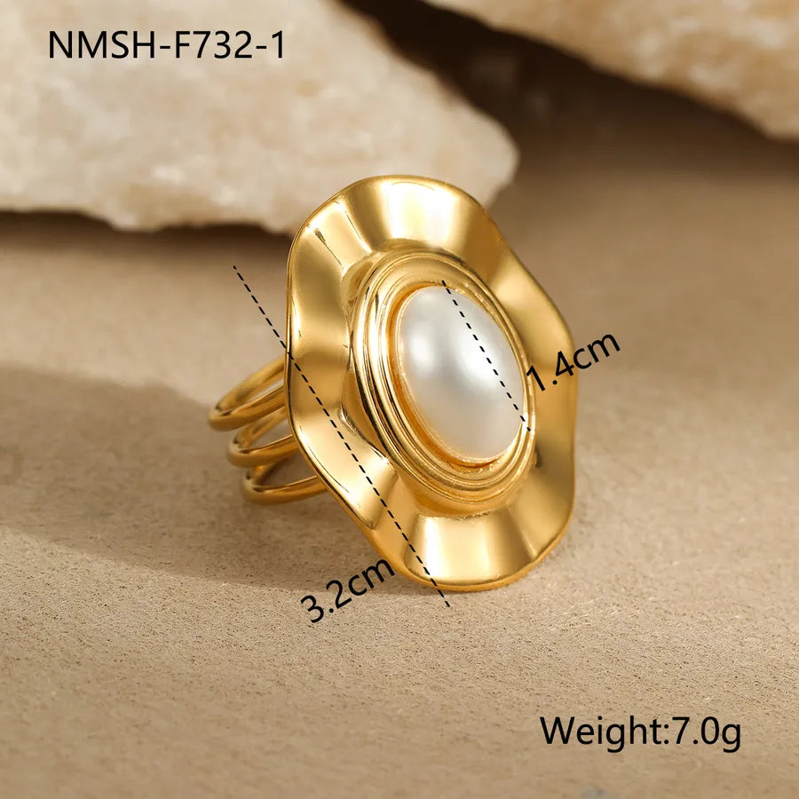 Wholesale Jewelry IG Style Elegant Glam Flower Butterfly Bow Knot 304 Stainless Steel Open Rings