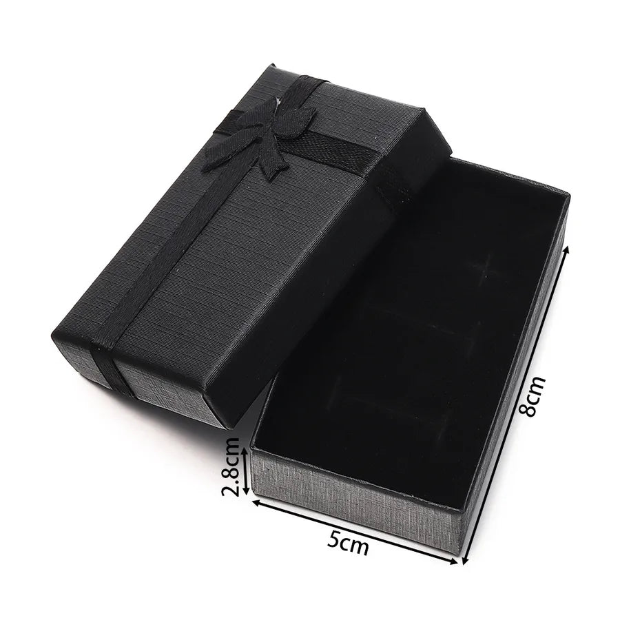 1 Piece Paper Elegant Simple Style Daily Date Bow Knot Jewelry Boxes