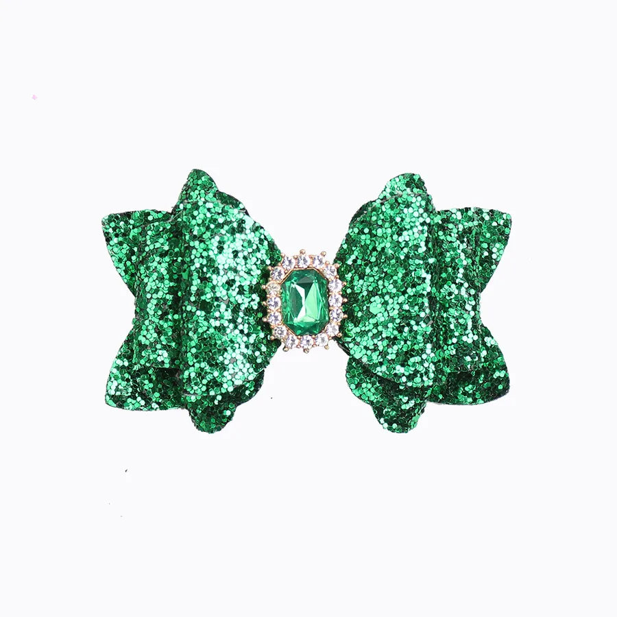 Magic Wicked Witch Hair Accessories Hairpin Pink Green Bow Children Girl Cute Hairpin  Explosions