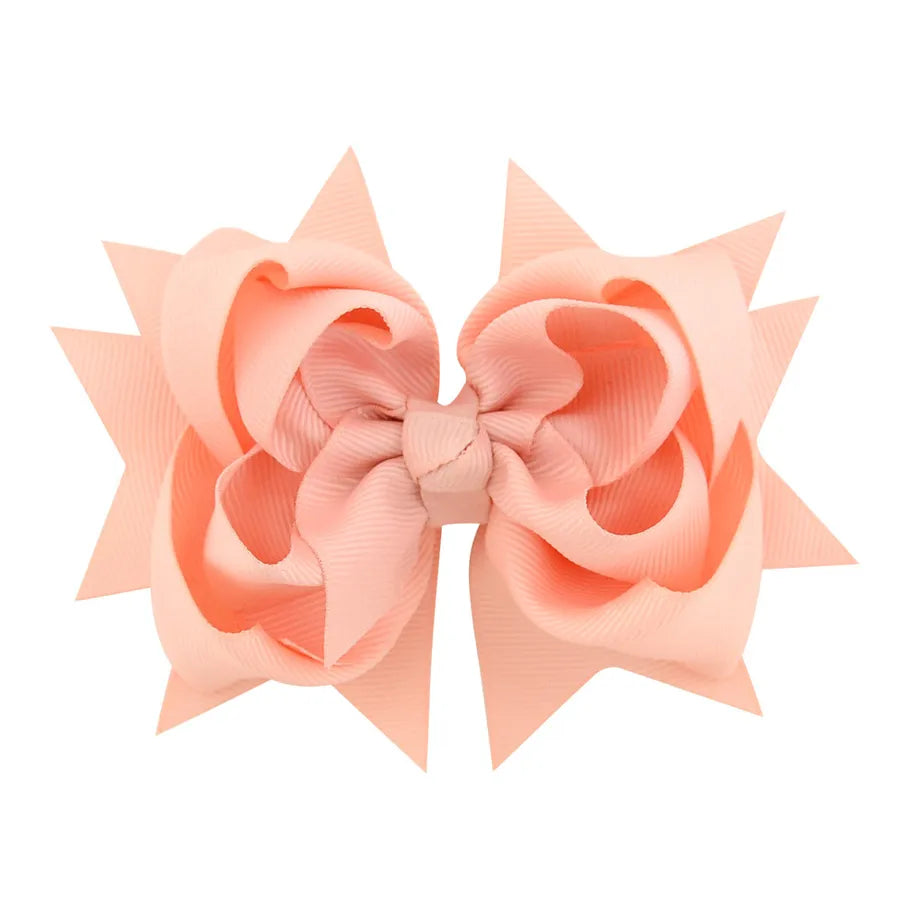 new simple flower fishtail bow hairpin set
