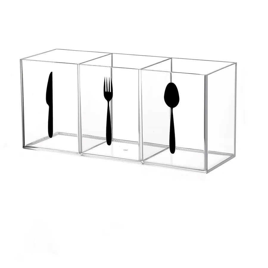 Casual Knife spoon Fork Arylic Storage Box