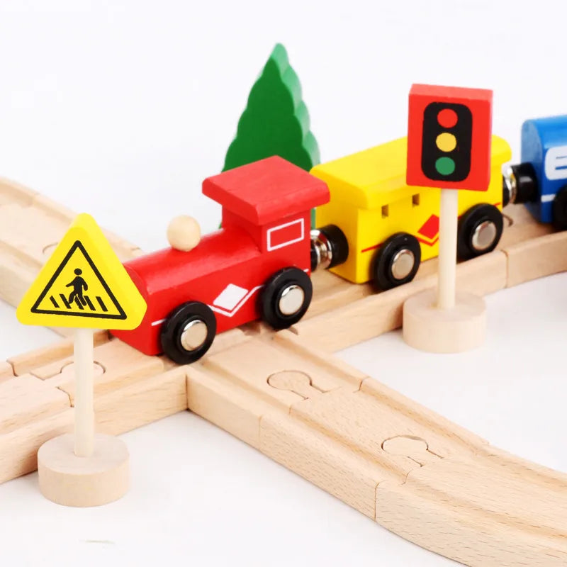 Car Model Toddler(3-6Years) Train Wood Toys
