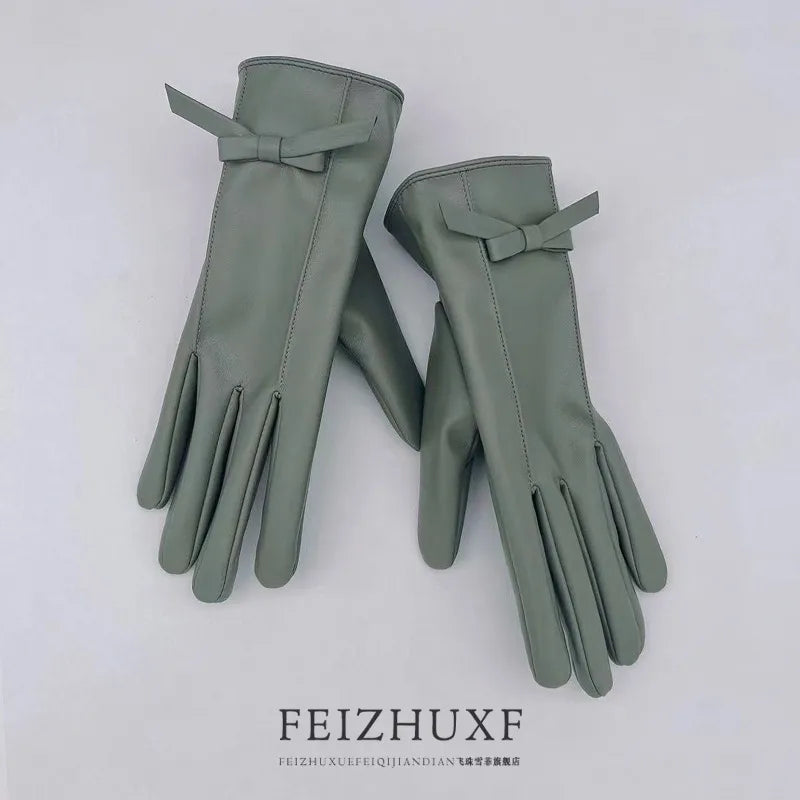 Women's Simple Style Solid Color Gloves