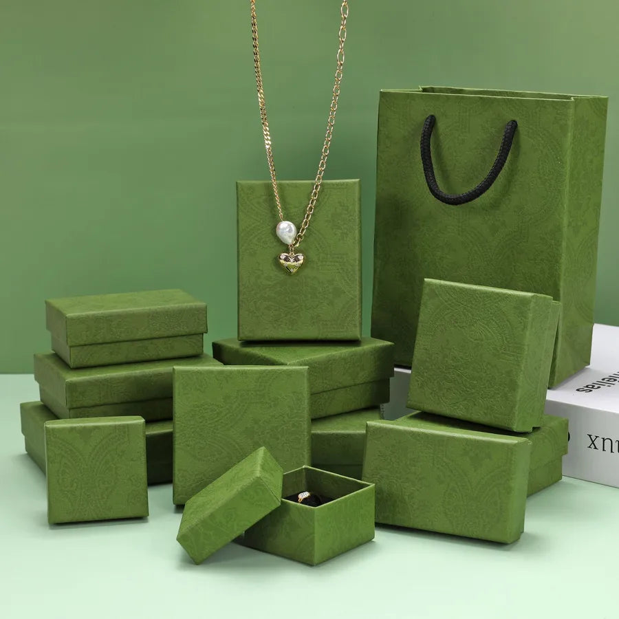 1 Piece Paper Simple Style Daily Solid Color Flower Jewelry Boxes