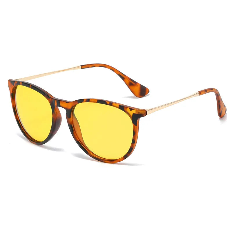 retro simple style solid color tac butterfly frame full frame men's sunglasses