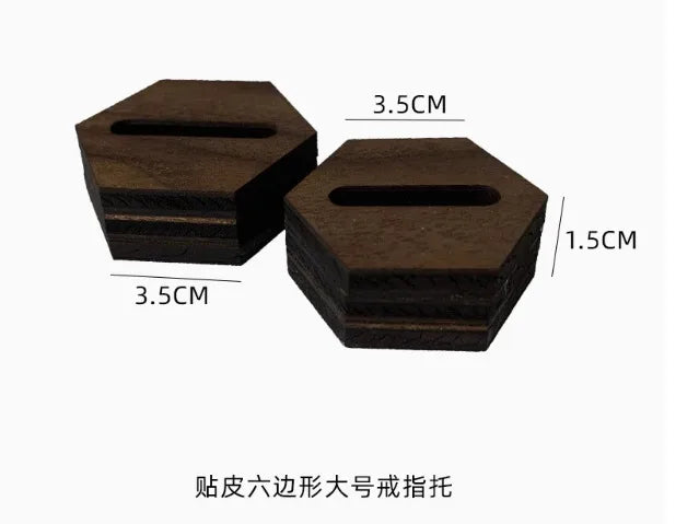 Retro Walnut Jewelry Display Stand Chinese Style Bracelet Earring Holder Ring Tray For Photography Accessories Showcase