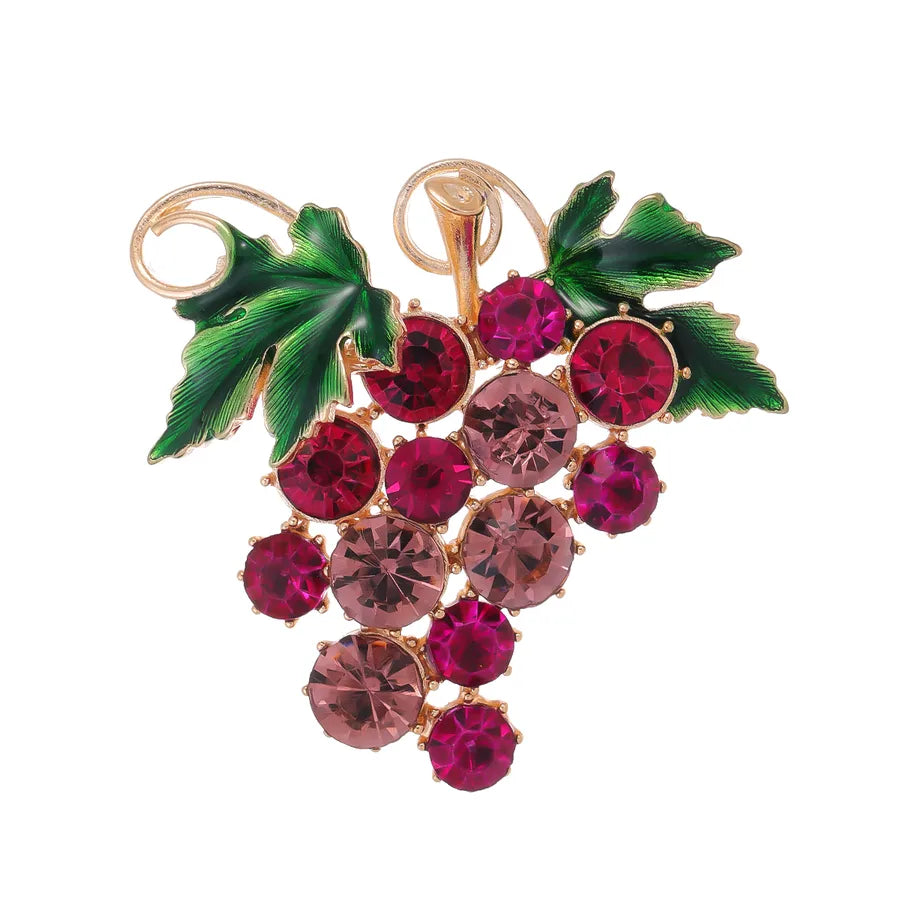Elegant Cute Luxurious Animal Plant Mask Alloy Inlay Rhinestones Women's Unisex Brooches