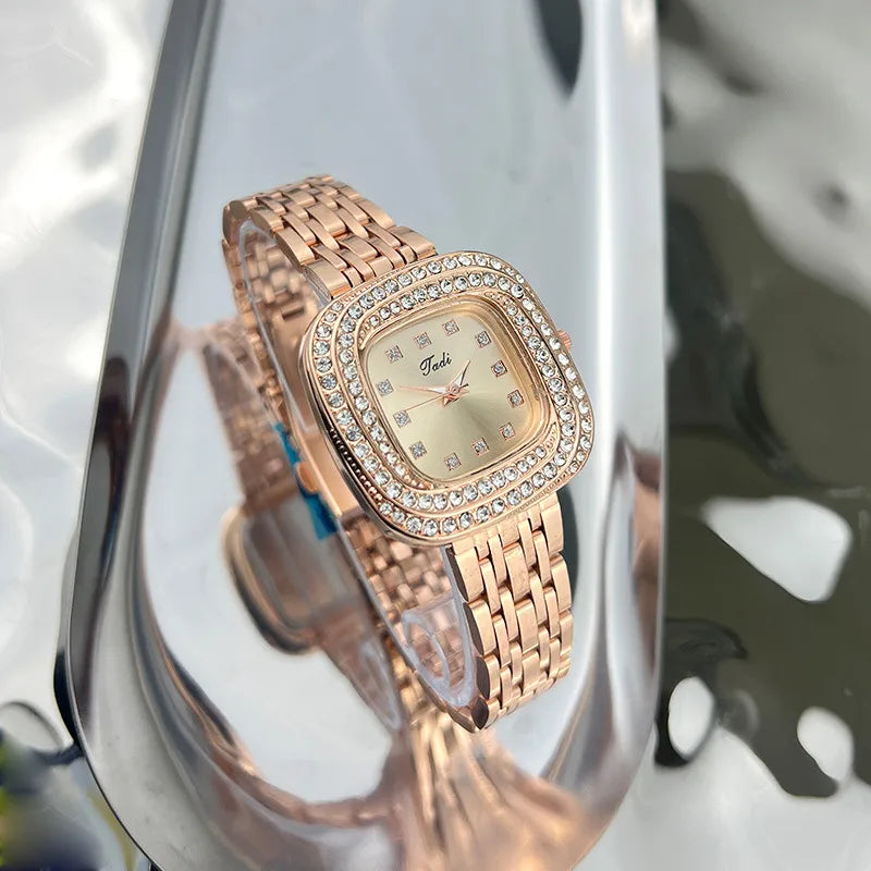 Simple Style Geometric Butterfly Double Snap Quartz Women's Watches