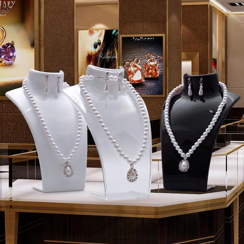 Factory direct pendant earring necklace display stand portrait model stand desktop Jewelry necklace beads model storage rack
