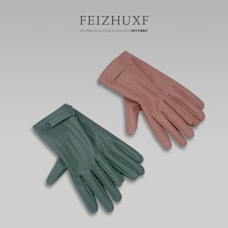 Women's Simple Style Solid Color Gloves