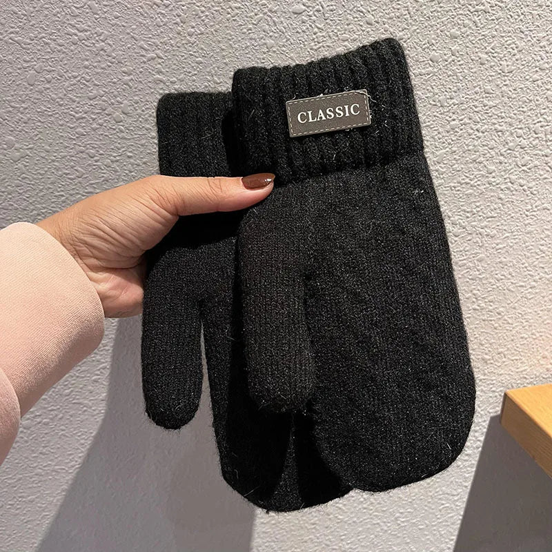 Men's Simple Style Letter Gloves