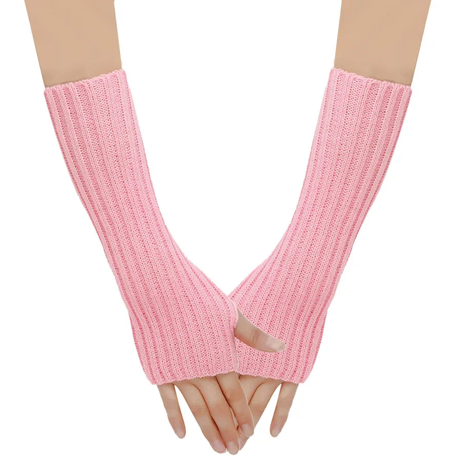women's modern style solid color gloves 1 pair