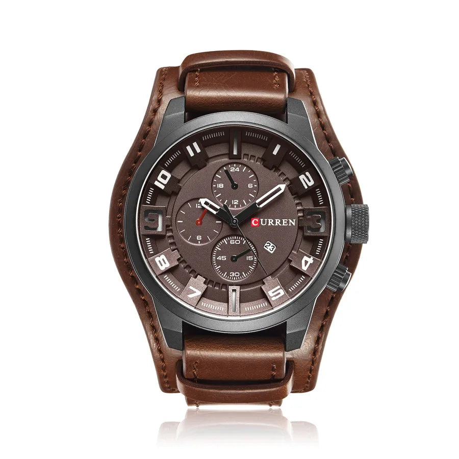 casual letter buckle quartz men's watches