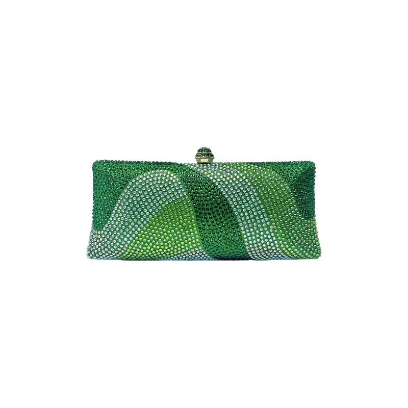 Shiny Full Diamond Evening Bag Party Ladies Handbag Wedding Maid Of Honor Chain Bag Sparkling Dinner Bag Square Polyester